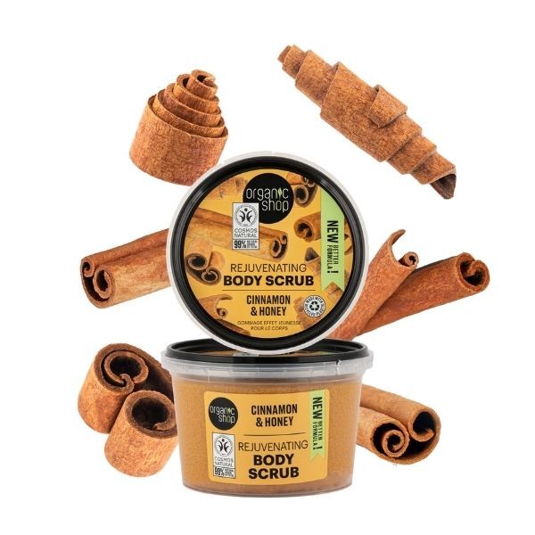 Organic Shop Verjüngendes Körperpeeling Zimt & Honig 250 ml