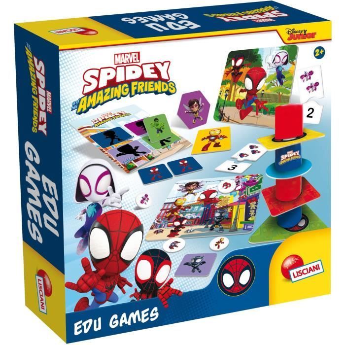 Colección de 10 juegos educativos para niños pequeños - Spidey - Edu Games - LISCIANI