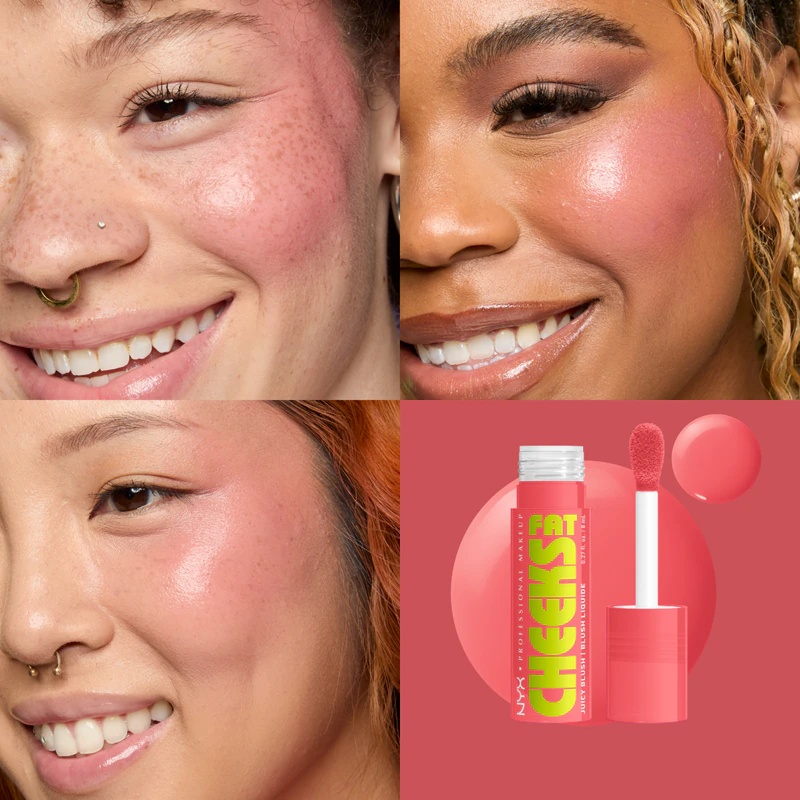 Tekoče rdečilo za lica NYX Professional Makeup Fat Cheeks Juicy Blush