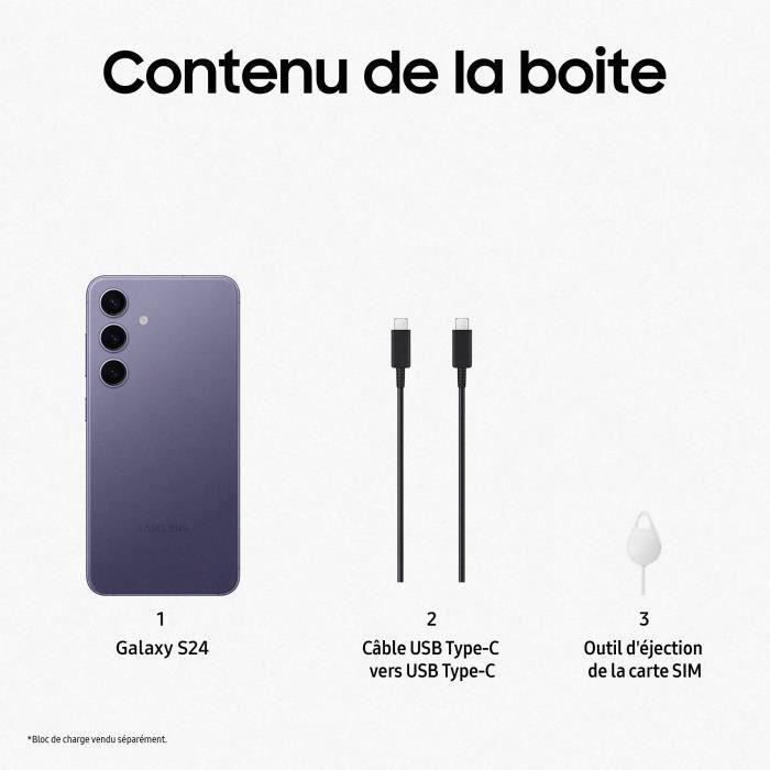 Smartphone Samsung Galaxy S24 128 GB Indigo