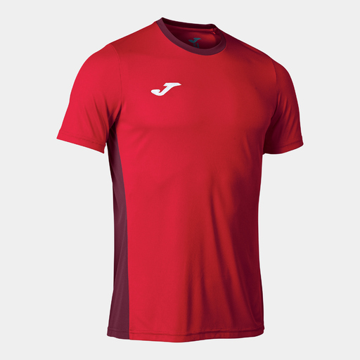  Camiseta Joma Winner II vermelha de manga curta