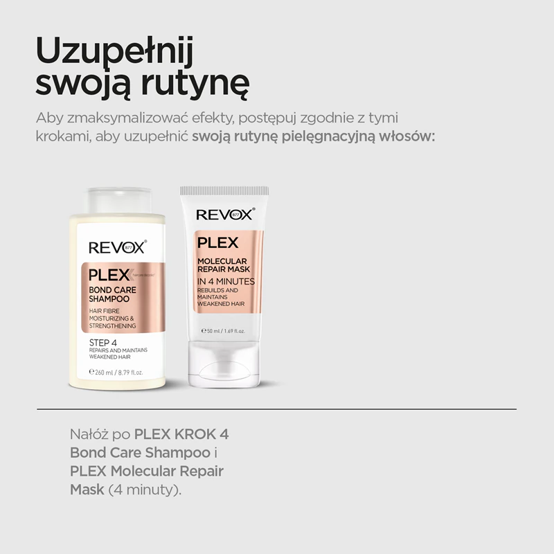 Revox B77 PLEX Óleo Capilar Molecular para fortalecer cabelos danificados