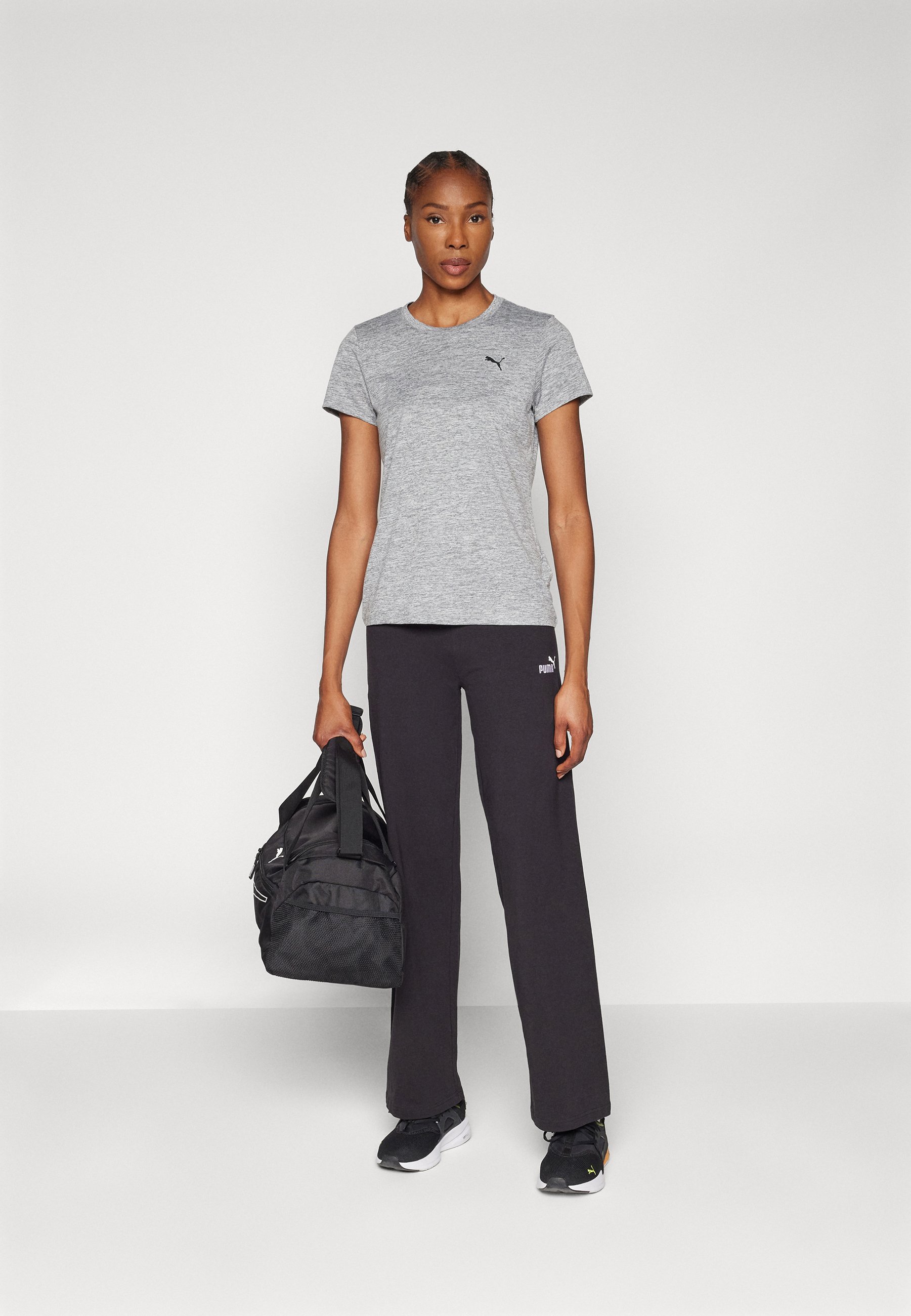 Legging droit taille haute Puma petit logo - Bas de survêtement - Noir