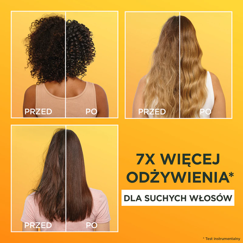 Máscara nutritiva Garnier Fructis Hair Food para cabelos secos