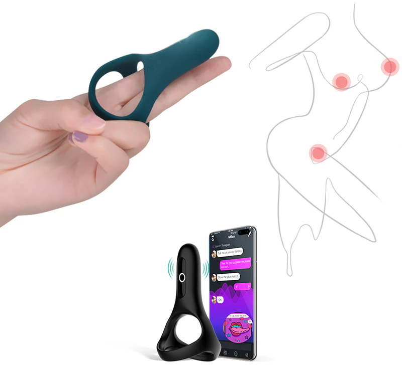 Chytrý kroužek na penis Magic Motion Rise