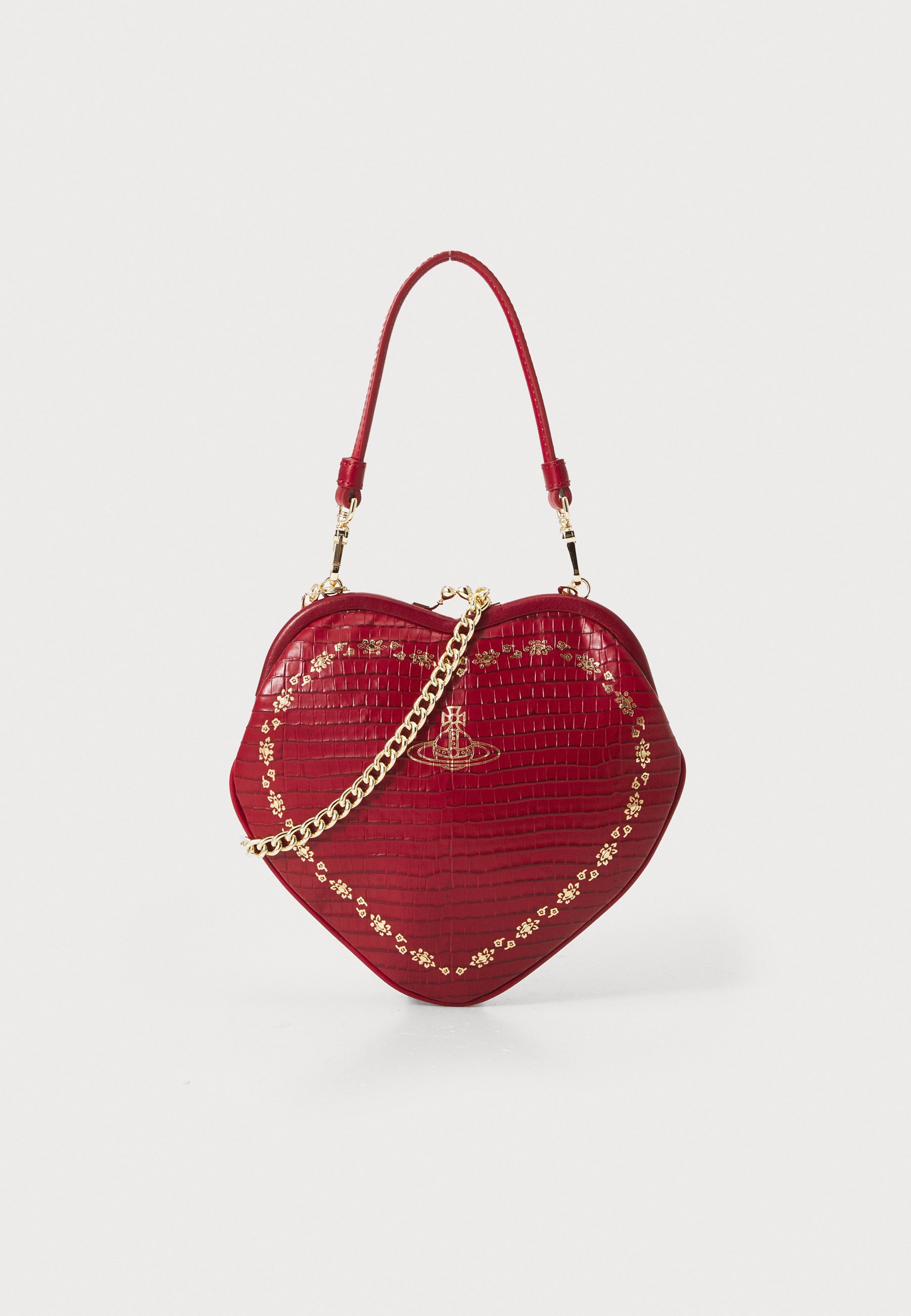 Vivienne Westwood BELLE HEART FRAME TAS - Handtas - rood