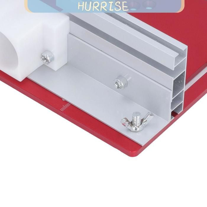 Piastra di inserto per banco fresa in alluminio Tbest Piastra di inserto per banco fresa in lega Sega per utensili rossa