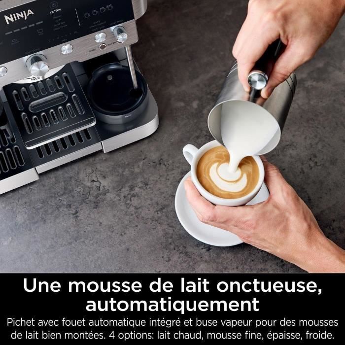 Kaffeemaschine - NINJA - ES601EU Luxe Premier - 1650 W - 2 Liter - Edelstahl