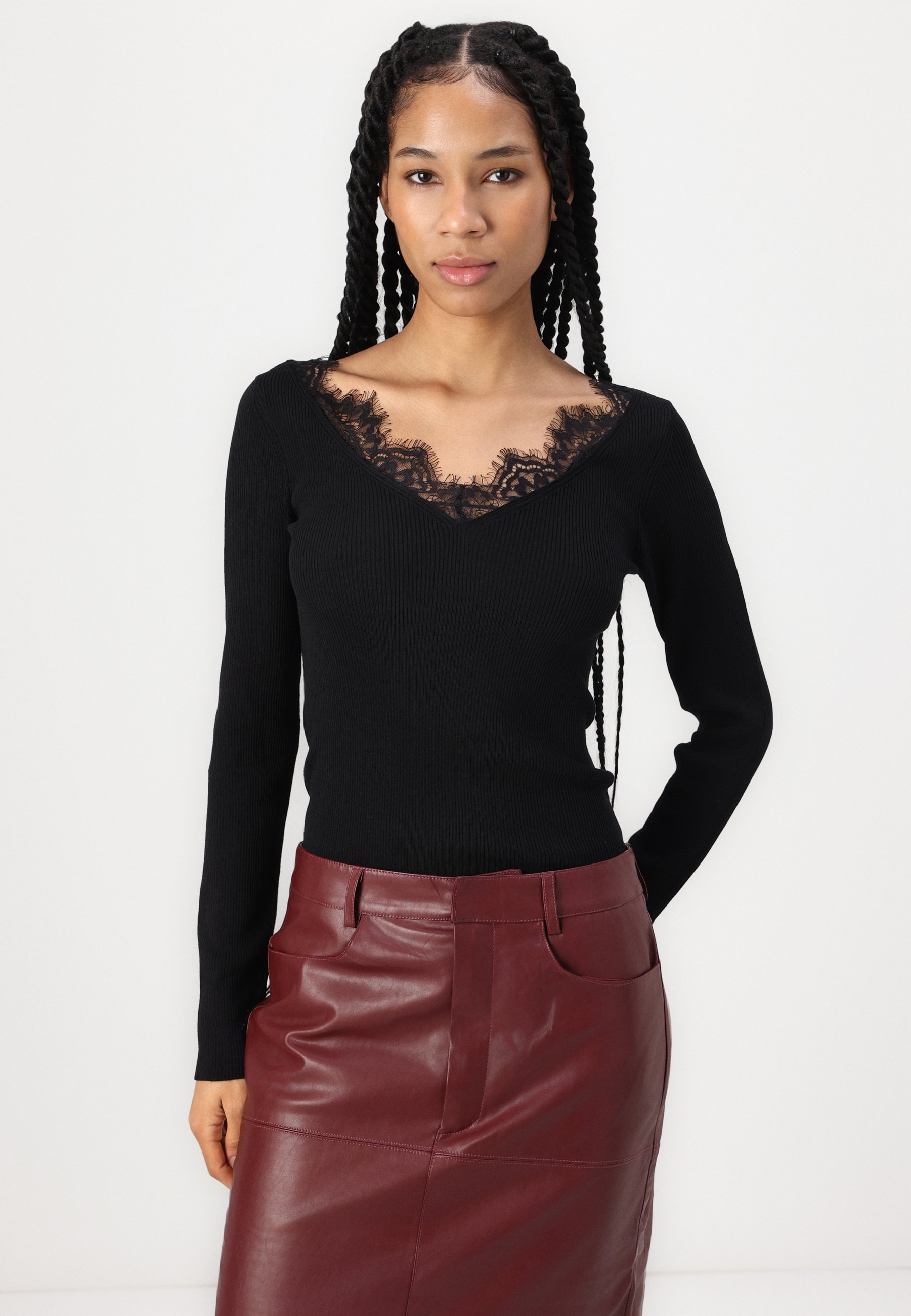 Anna Field pulóver - fekete