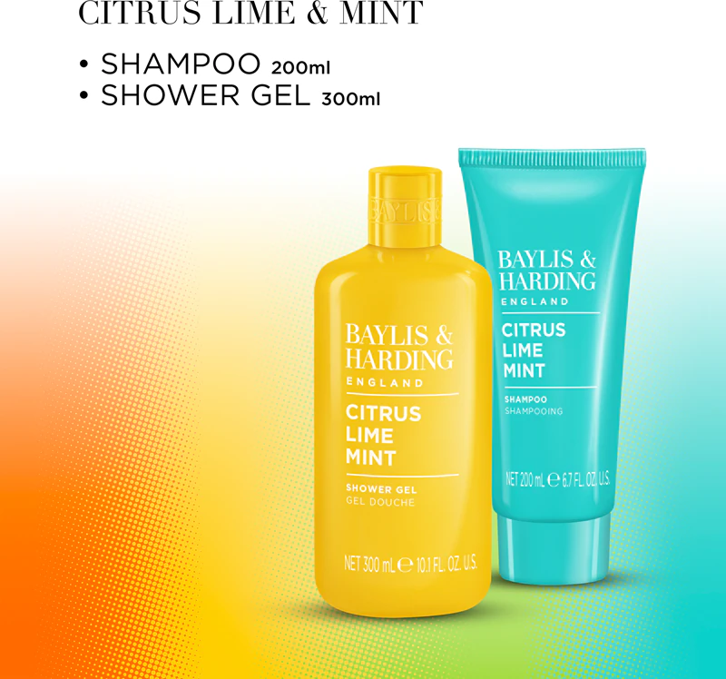 Conjunto de presente Baylis & Harding para homens, com aroma cítrico, limão e menta.