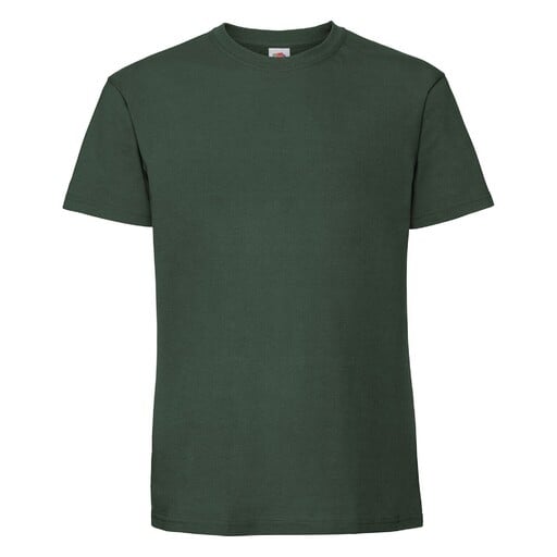  Camiseta De Algodón Fruit Of The Loom Ringspun
