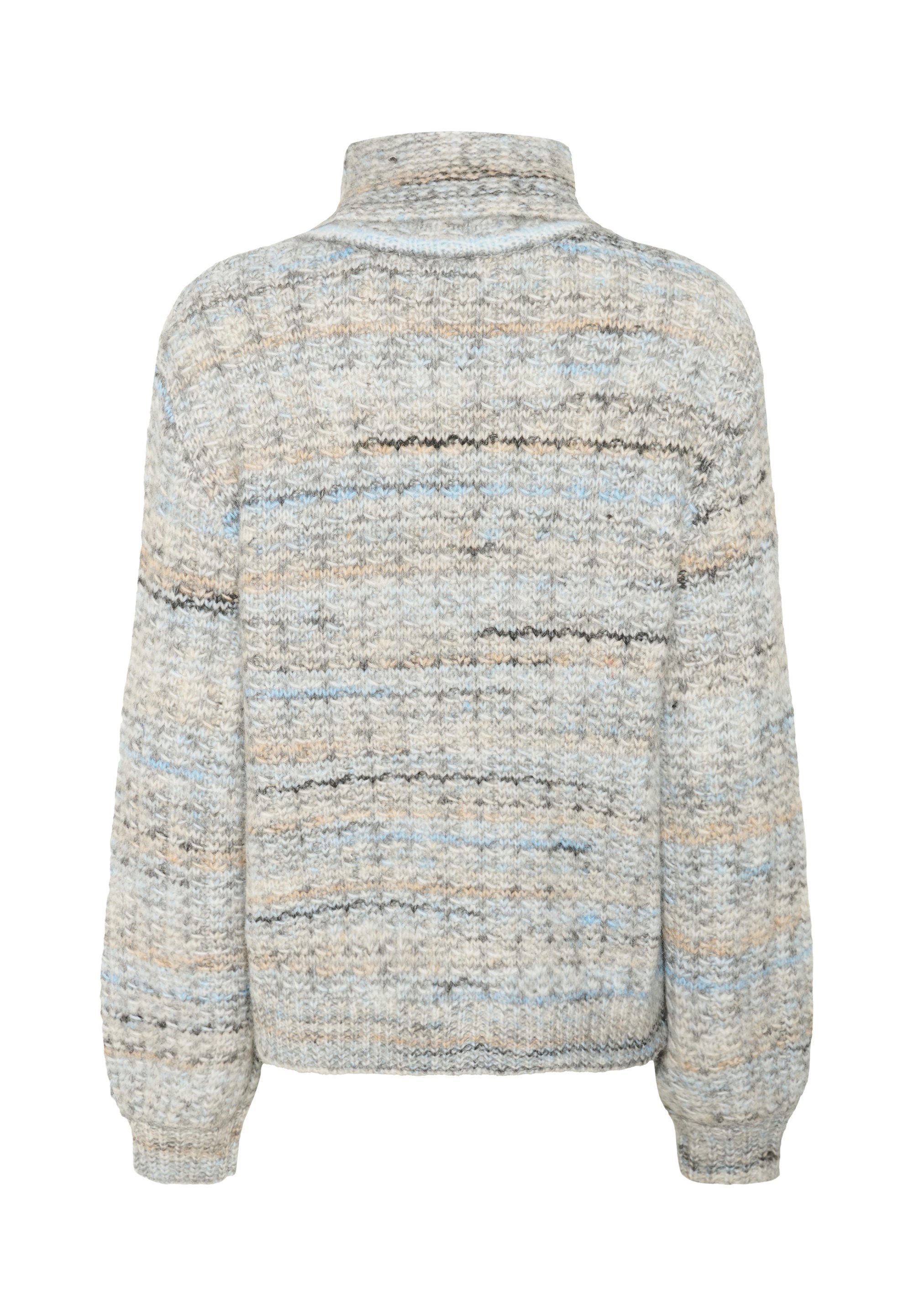 Culture ROLLNECK - Trui - grijs/blauw mix