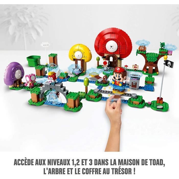 Jeu de construction LEGO Super Mario - Ensemble d'extension La Chasse au Trésor de Toad