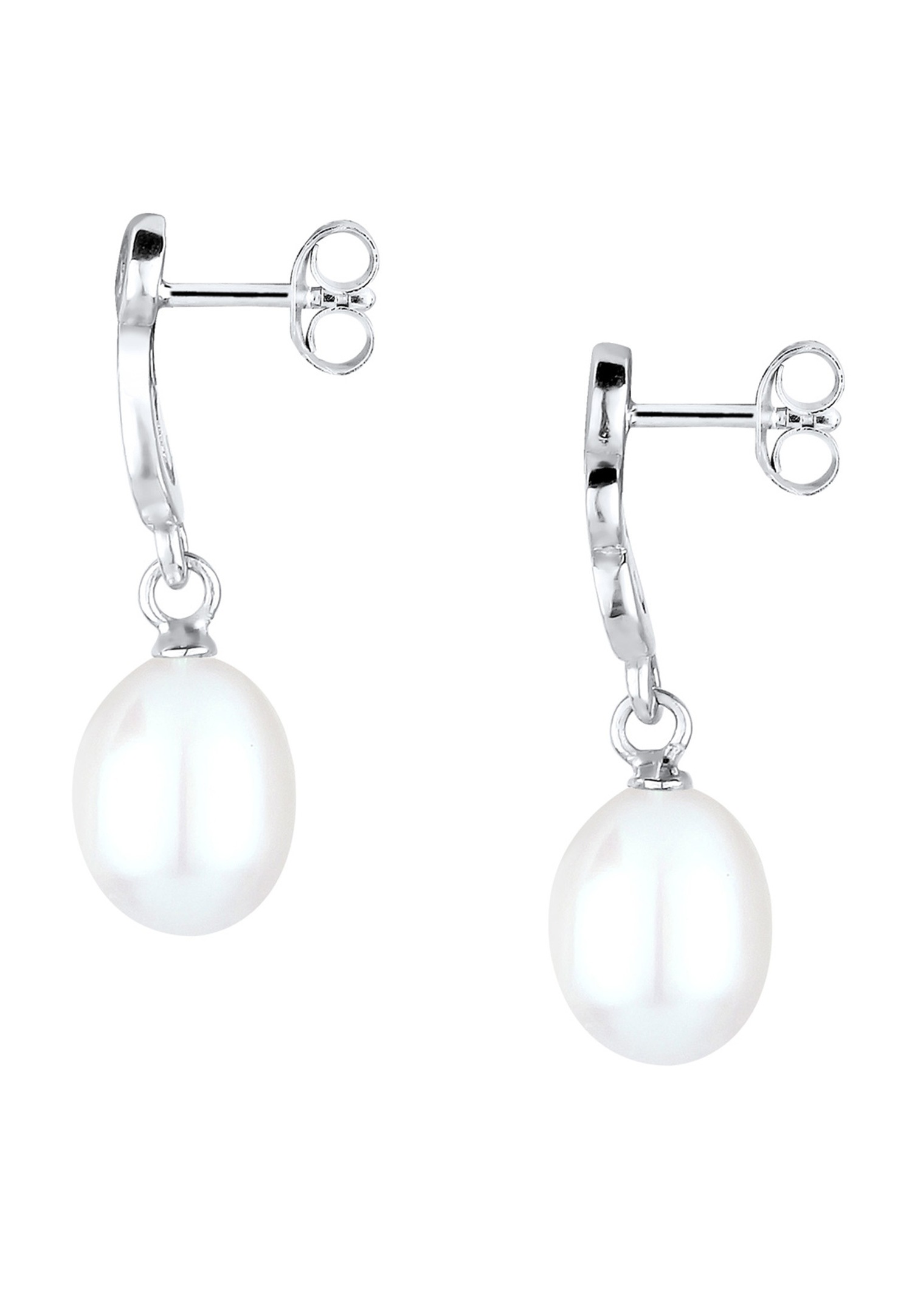 Elli Femmes ornement perle de culture d'eau douce en argent sterling 925