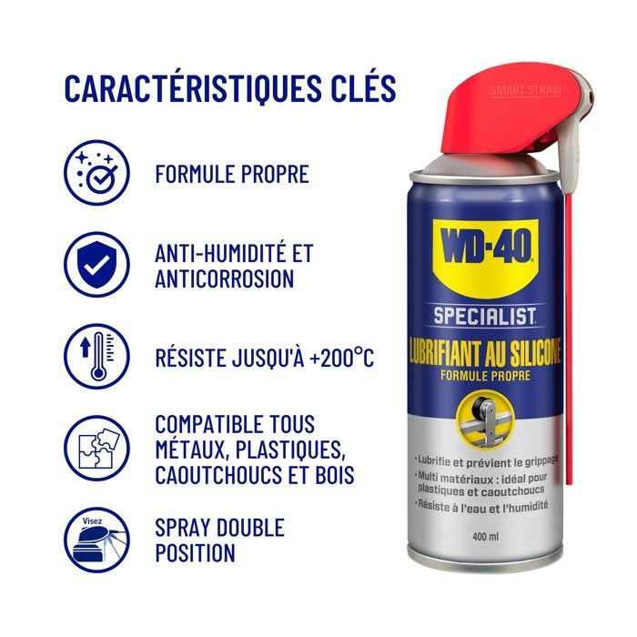 Specialist Pro Silicone Spray Lubricant 400 ml - WD-40 - 33389