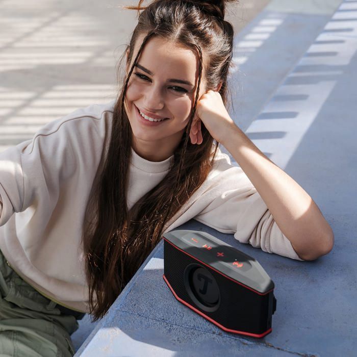 Bluetooth-luidspreker - ROCKSTER - GO 2 - IP67 waterdicht - 28 uur batterijduur - Krachtig geluid