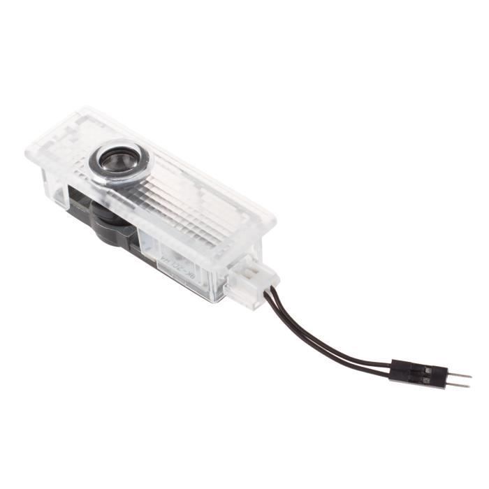 4Pcs Logo LED de porte de voiture Projecteur LED pour BMW Bienvenue Logo lumière de bienvenue de voiture Esprit Ombre