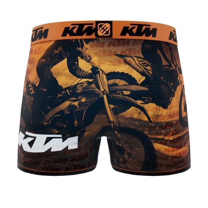 KTM Men's Boxer Shorts, Men's Underwear - Black (Pack of 4)