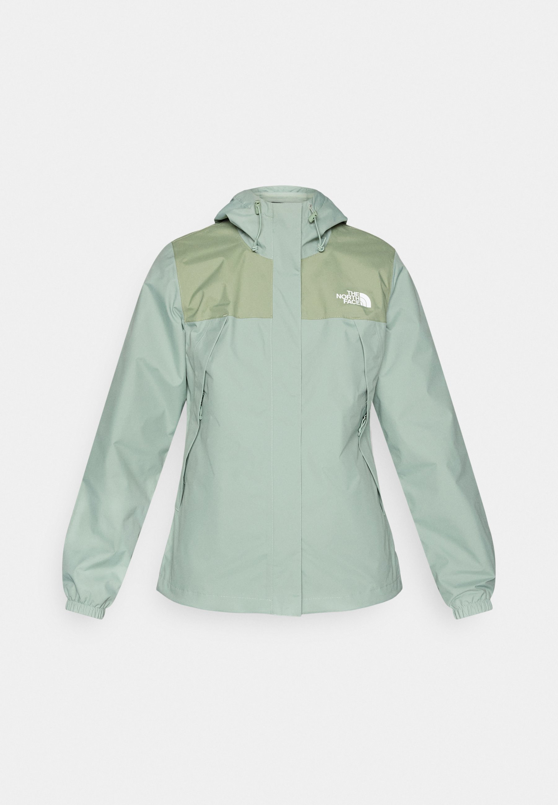 The North Face W ANTORA RAIN JACKET - Kurtka wodoodporna - slate moss/bark mist