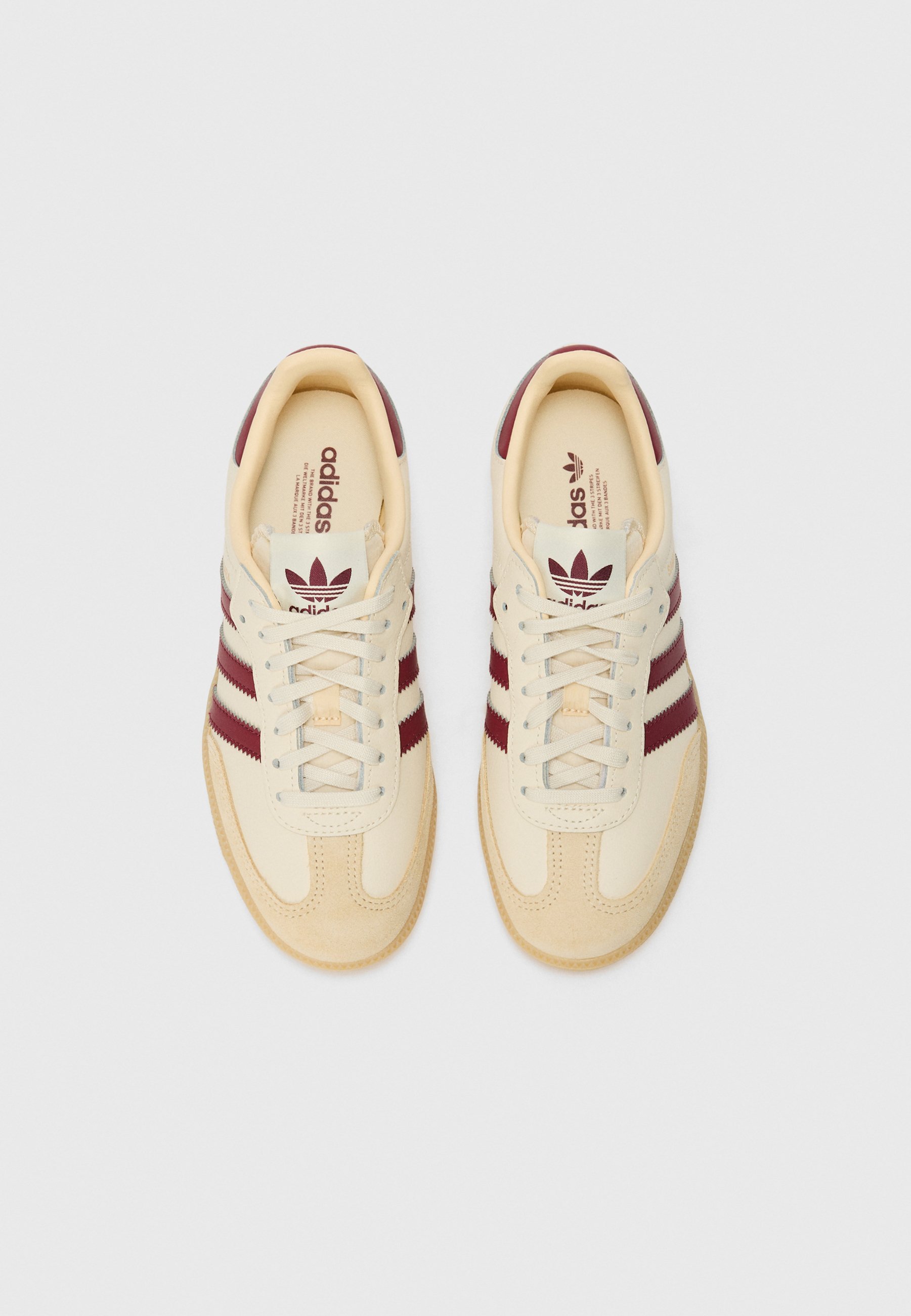 adidas Originals SAMBA OG UNISEX - Sneakers - wit/schaduwrood/gum