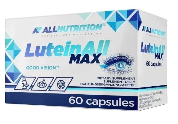 Allnutrition LuteinAll Max, Suplement diety zawierający składniki wspomagające wzrok, Kapsułki