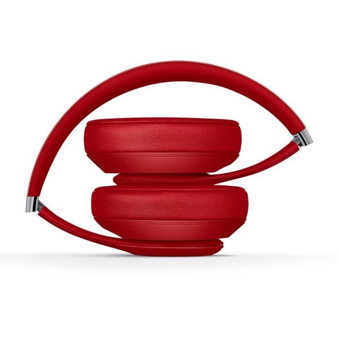Beats Studio3 Wireless Over‑Ear Headphones - Red