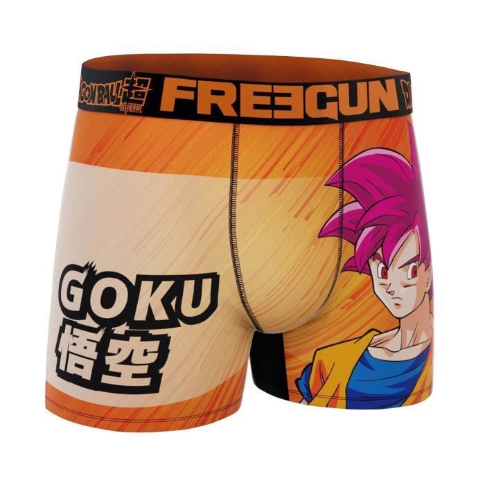 Dragon Ball Super 9 Men's Boxer Shorts - FREEGUN - Pink - Polyester and Elastane