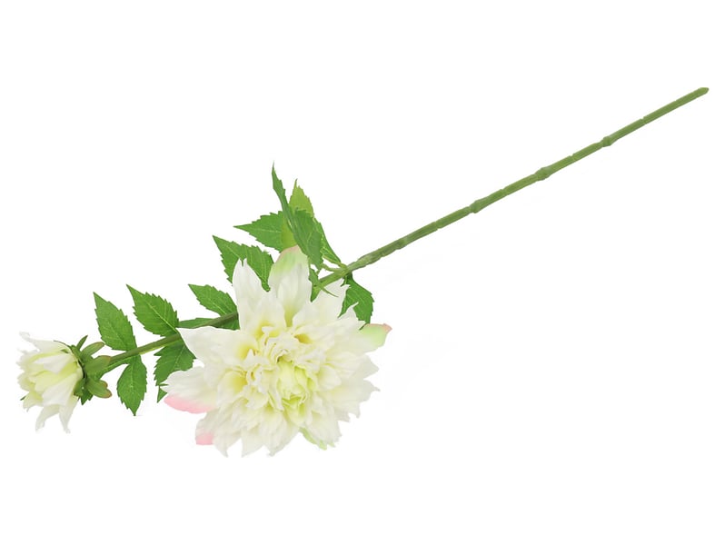 Gałązka dalii 61 cm biała