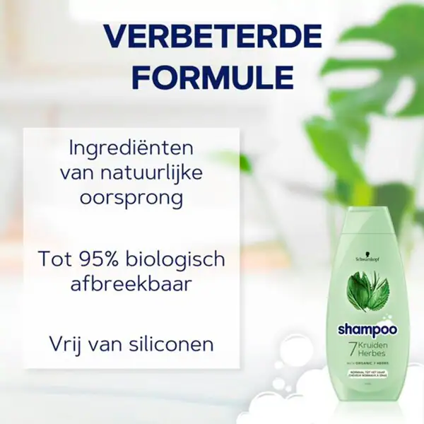 Schwarzkopf 7 Herbal Shampoo<br>400 ml