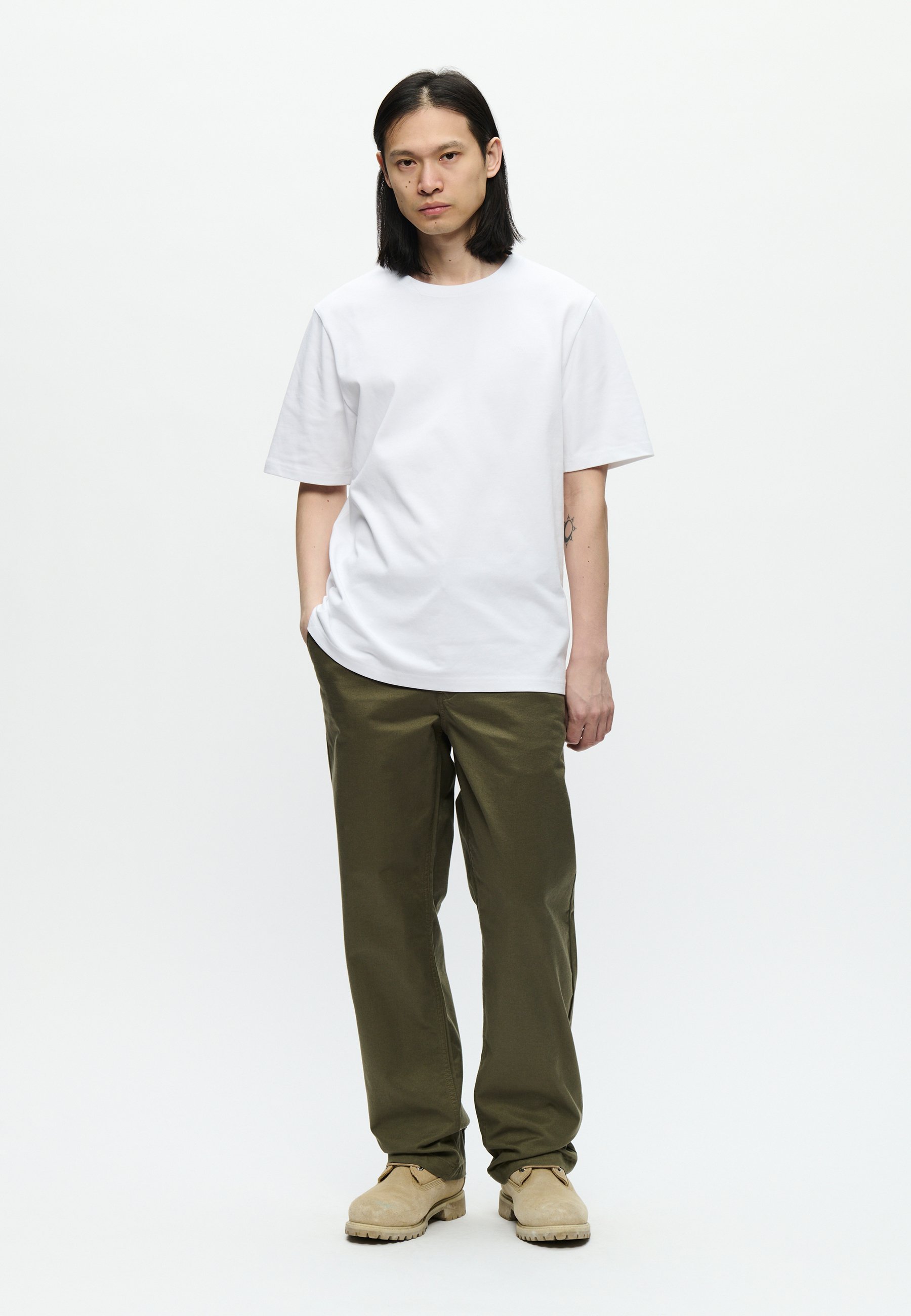 T-shirt basique WOOD WOOD - blanc éclatant