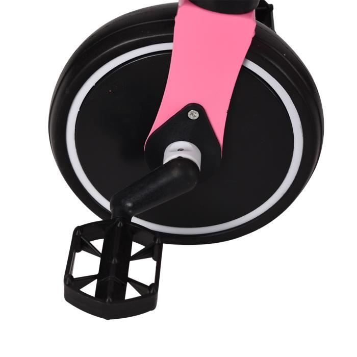 Verstelbare loopfiets - BELFOYER - 3 wielen - Roze - 10 maanden tot 3 jaar - 15 kg