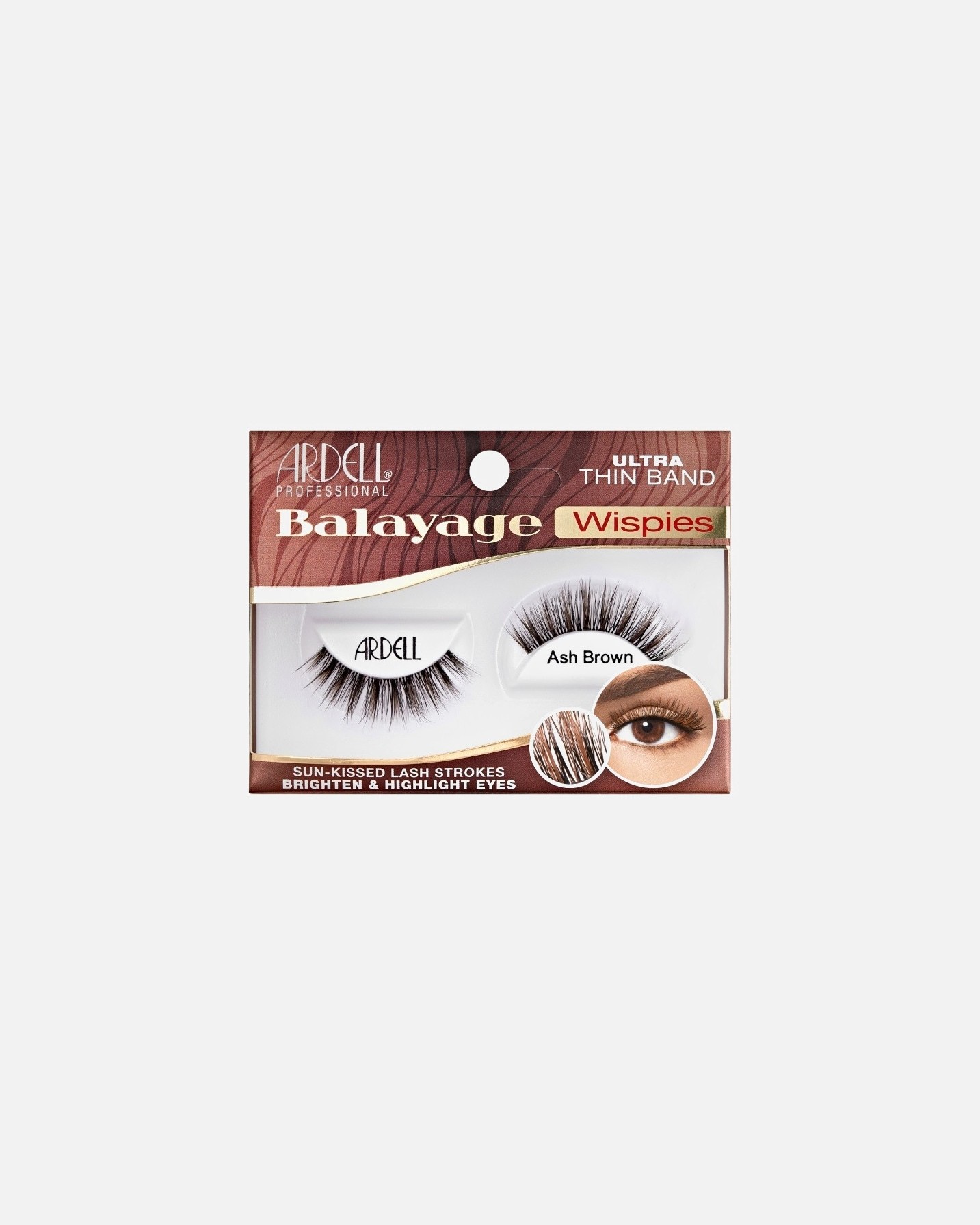 Ardell grima aksesuārs Balayage Wispies skropstas pelnu brūnā krāsā - pelnu brūna