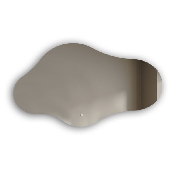 Lustro łazienkowe podświetlane LED nieregularne na wymiar 94x54cm  sensor