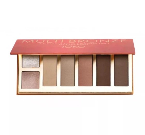 Joko Multi Bronze wielofunkcyjna paleta bronzerów i rozświetlaczy do oczu i twarzy  14 g