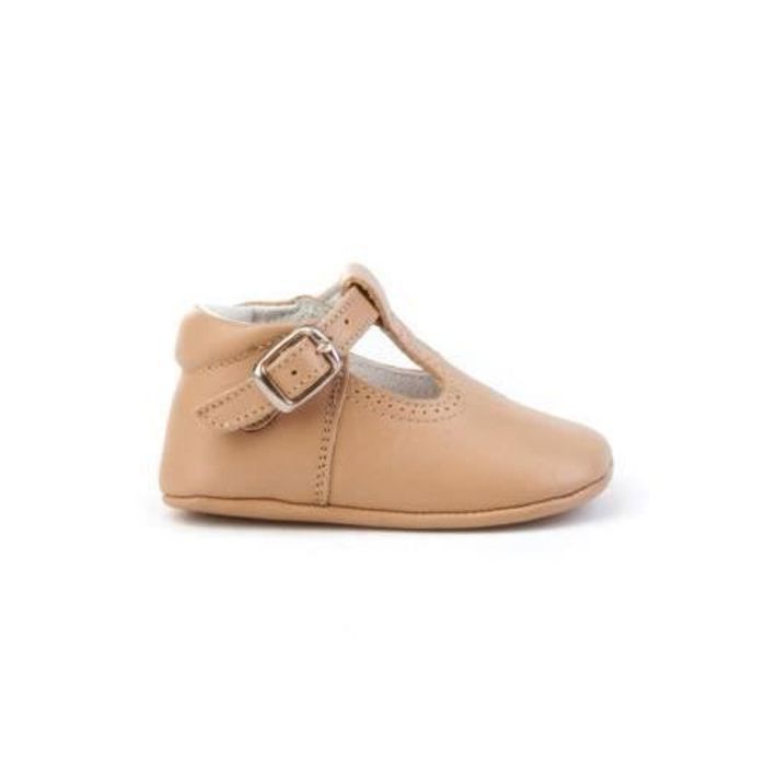Chaussures bébé - ANGELITOS - Angelitos 247 - Sans semelle - Cuir doublé - Badana camel