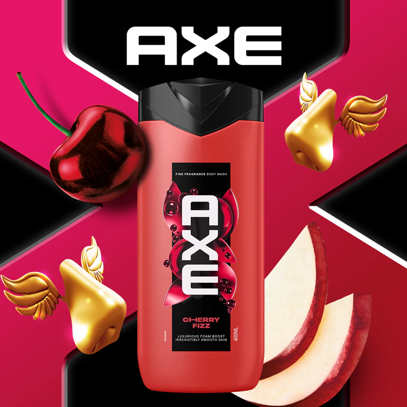 Gel de Banho Axe Premium Cherry Fizz para Homens