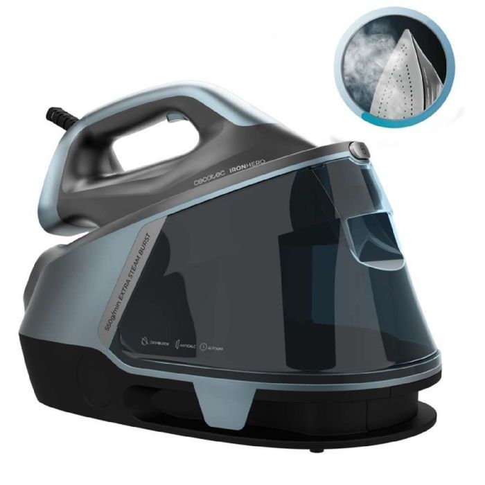 Ferro da stiro verticale con generatore di vapore - CECOTEC - H-2400 - 2800W - Vapore 150 g/min (getto rapido 550 g) - Piastra in ceramica