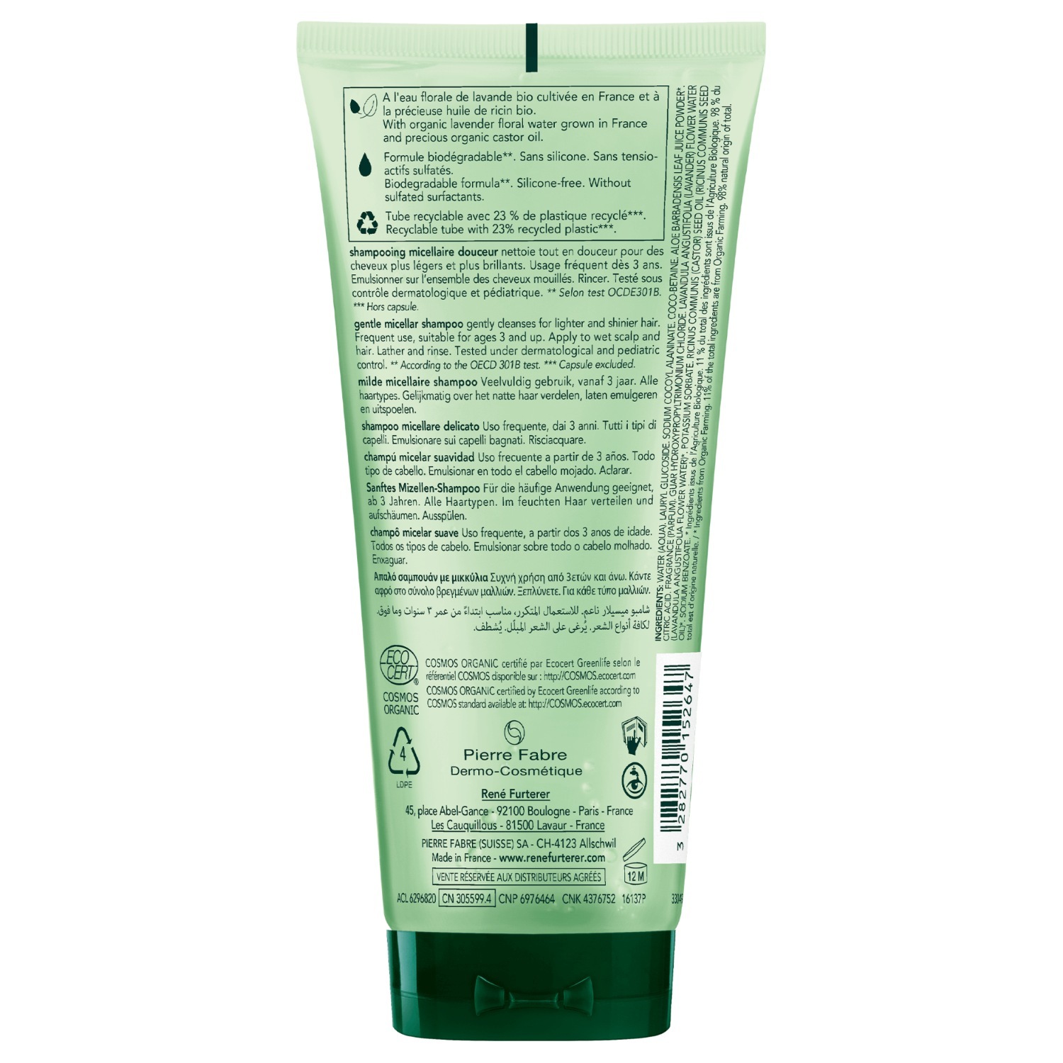 René Furterer Naturia maigais micelārais šampūns - 50 ml