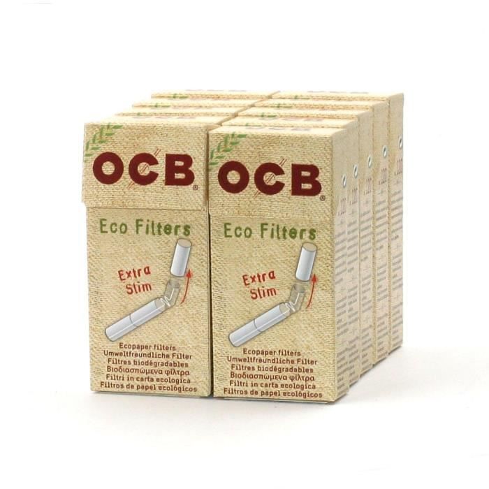 10 confezioni di filtri biodegradabili OCB