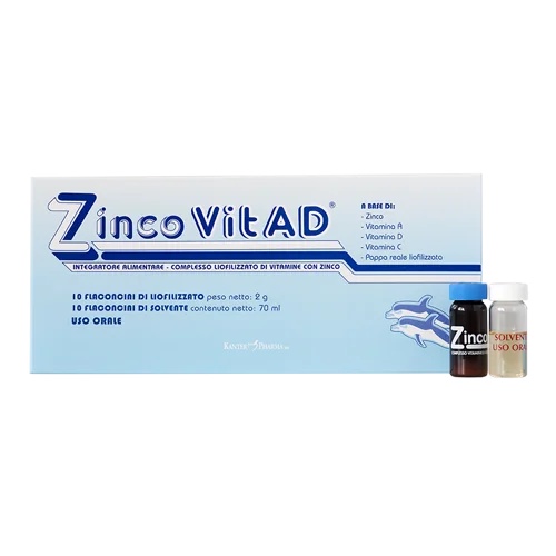 KANTER PHARMA Zinc Vit Adults 10 + 10 flessen Voedingssupplement met zink en vitamine D