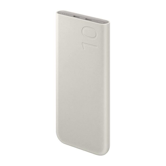 Bateria externa Samsung Ultra Rapide 25W USB tipo C Bege