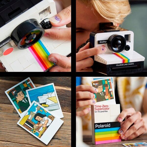 LEGO Ideas 21345 Fotoaparát Polaroid Onestep SX-70