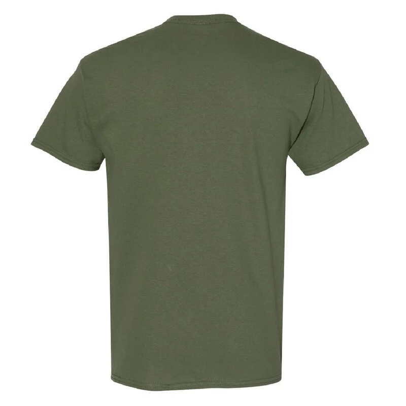  Camiseta Básica De Manga Corta Gildan zwaar katoen 100% Algodón Gordo