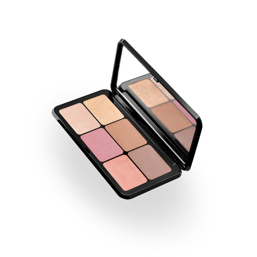 NEODOLJIVA PALETA PUDERA ZA TOTAL LOOK LICE 01 Svjetlo-srednje