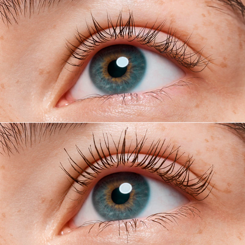 Catrice Glam & Doll Volume Brown wasserfeste Mascara, die die Wimpern verlängert, formt und ihnen Volumen verleiht.