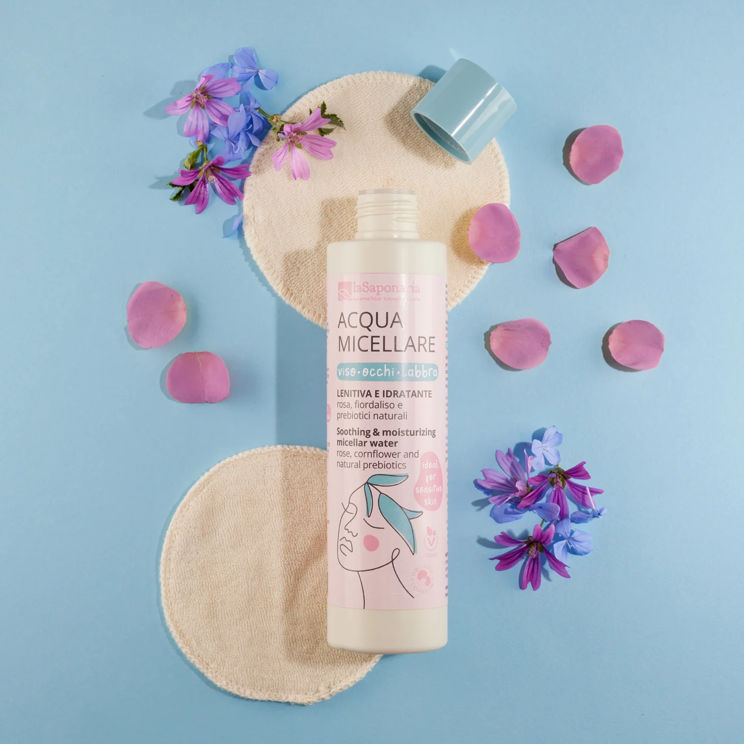 Doppia Detersione Acqua Micellare - Acqua detergente viso