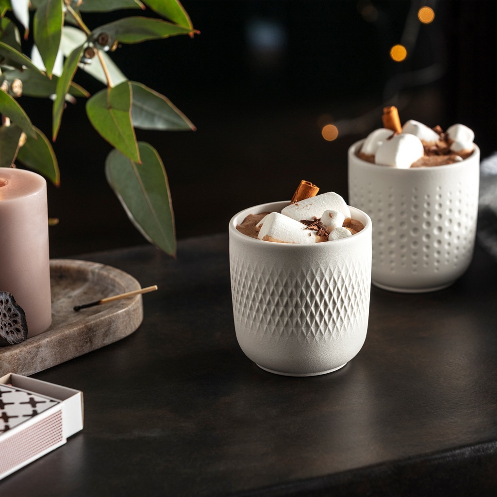 Villeroy & Boch krūzīšu komplekts, 2 daļas, Collier blanc manufaktūra - 1 daļa