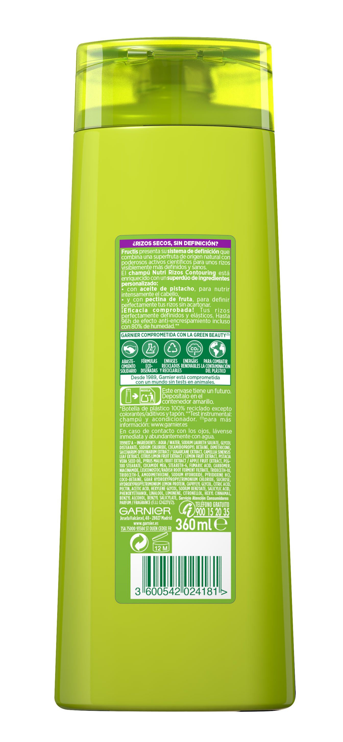 Fructis Nutri Rizos šampon za konturiranje kovrčave ili valovite kose Šamponi