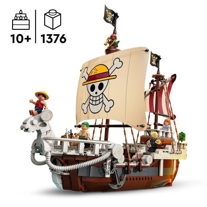 LEGO ONE PIECE 75639 El barco pirata Going Merry - Set de construcción para niños de 10 años en adelante