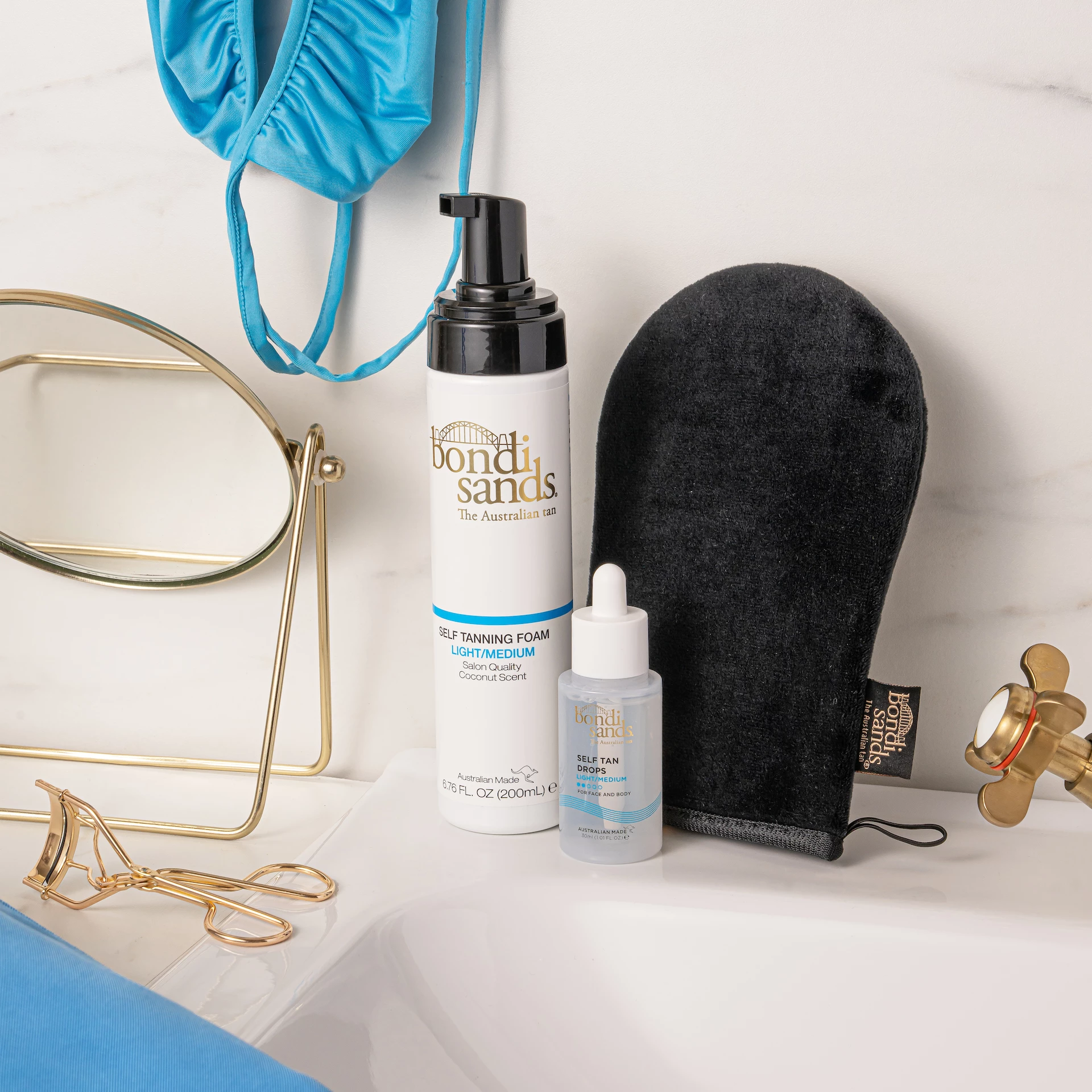 Bondi Sands önbarnító hab világos/közepes 200ml